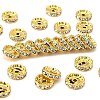 Brass Rhinestone Spacer Beads RB-A014-Z12mm-01G-1