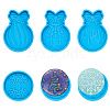 Boutigem 6Pcs 6 Style DIY Silicone Fondant Molds DIY-BG0001-22-1