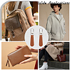 8Pcs PU Leather Zipper Pulls for Handbags Luggage and Jacket FIND-CL0002-09A-5