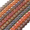 Painted Glass Beads Strands GLAA-Z021-03-1