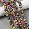 Dyed Natural Regalite/Imperial Jasper/Sea Sediment Jasper Beads Strands X-G-B124-C01-19-5