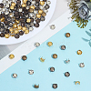 160Pcs 4 Colors Brass Studs Rivets KK-GF0001-23B-4