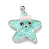 Marine Animal Series Resin Pendants RESI-Q012-01B-03-1