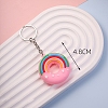 Rainbow Donut PVC Bag Keychain PW-WG14CEE-02-2