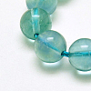 Natural Blue Fluorite Beads Strands G-E112-10mm-2-2