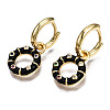 Brass Micro Pave Cubic Zirconia Huggie Hoop Earrings EJEW-T014-42G-NF-3