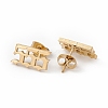 Number Earrings LS-EJEW-F286-01E-G-2