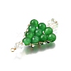 Cat Eye Beads Pendants PALLOY-TA00277-4