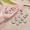 15Pcs 15 Style Stainless Steel Pendants STAS-SZ0001-60-3