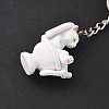 Alloy with PVC Plastic Cute Keychain KEYC-Z006-02P-B-3