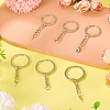 60Pcs 6 Styles Iron Split Key Rings FIND-TA0008-13-6