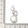 304 Stainless Steel Cabochon Settings for Enamel STAS-U031-04P-3