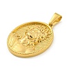 Ion Plating(IP) 304 Stainless Steel Pendants STAS-R231-18G-25-2