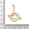 Alloy Rhinestone Pendant Decoration HJEW-P021-01F-G-3