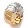 Alloy Textured Hinged Bangles for Women BJEW-U011-01P-2