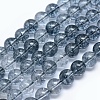 Natural Quartz Crystal Beads Strands G-E481-01-10mm-1