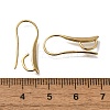 Brass Earring Hooks KK-H502-12G-3