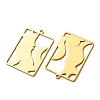 201 Stainless Steel Pendants SA-CBA49C1-04G-2