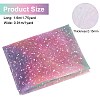 Tie Dye Silver Star Polyester Mesh Tulle Fabric DIY-WH0410-84-2