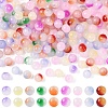 400Pcs Baking Paint Transparent Glass Beads DGLA-YW0001-61A-2