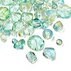 Two Tone Transparent Acrylic Beads OACR-Z041-15-2