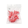 10Pcs Resin Iron Pendants RESI-FS0002-06-6