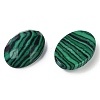 Synthetic Malachite Cabochons G-G760-A14-2