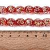Handmade Foil Glass Beads Strands FOIL-Q002-05B-4
