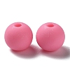 Frosted Opaque Acrylic Beads OACR-P019-01B-04-3
