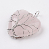 Natura Rose Quartz Pendants G-L480-05D-1