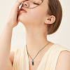 1 Set 316 Surgical Stainless Steel Box Chain Hollow Column Perfume Bottle Pendant Necklaces NJEW-FH0001-28-5