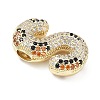 Brass Micro Pave Cubic Zirconia Pendants KK-Z108-02G-S-2