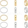 12pcs 2 Colors 304 Stainless Steel Bead Frames STAS-UN0023-58-1
