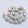Natural Baroque Pearl Keshi Pearl Beads Strands PEAR-K004-19-2