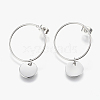 304 Stainless Steel Stud Earrings EJEW-I211-01P-1