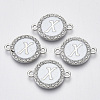 Alloy Enamel Links Connectors ENAM-TAC0003-01S-04X-1