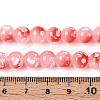 Baking Paint Glass Beads Strands DGLA-N015-8mm-03-4