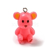 10Pcs Opaque Resin Pendants RESI-H160-01P-01-1