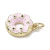 Brass Micro Pave Cubic Zirconia Pendants KK-K368-16G-3