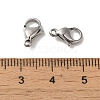 304 Stainless Steel Lobster Claw Clasps STAS-R050-11x7mm-3