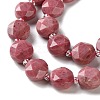 Natural Rhodonite Beads Strands G-C116-A179-01A-4