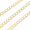 Brass Twisted Chains X-CHC-Q001-5x4mm-G-2