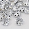 Acrylic Rhinestone Buttons X-BUTT-J002-01-1