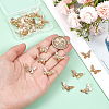 24Pcs Brass Micro Pave Cubic Zirconia Charms KK-BC0014-45B-3