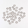 Tibetan Style Alloy Daisy Spacer Beads A61-2