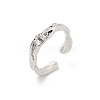 Brass Open Cuff Ring Settings KK-G518-08P-03-1