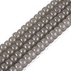 Imitation Jade Glass Beads Strands GLAA-NH0002-A01-B06-1
