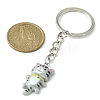 Cat Resin Pendants Keychain KEYC-JKC00500-4