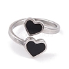 304 Stainless Steel Finger Ring RJEW-C086-18-P-2