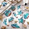 Ocean Theme Wooden Sea Animal Pendant Decorations PW-WG532B8-01-2